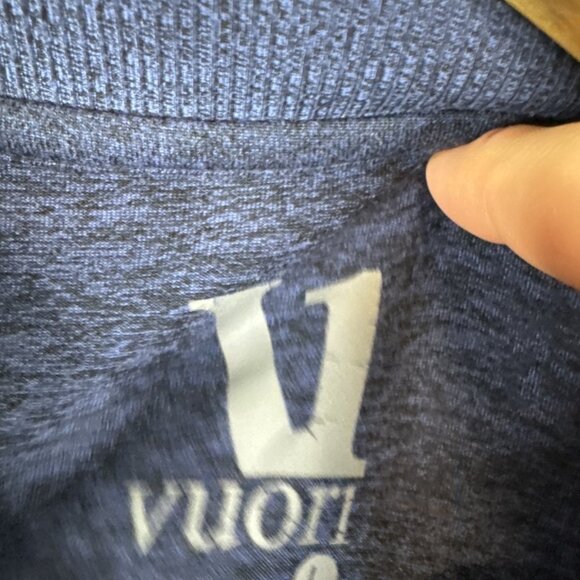 Vuori x Peloton Long Sleeve Performance Crew Blue Men’s Large - Picture 3 of 6